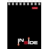 Блокнот на спирали 40 л. A7 "Хатбер" "Inside"