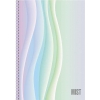 Тетрадь на спирали 96 л.A4 клетка Хатбер Mist (soft-touch)