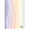 Тетрадь на спирали 96 л.A4 клетка Хатбер Mist (soft-touch)