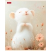 Тетрадь 48 л.A5 клетка Хатбер Flossy (soft-touch)