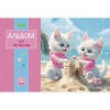 Альбом для рисования 12 л.A4 Хатбер Пушистые мордочки