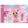 Альбом для рисования на спирали 40 л.A4 Хатбер Котики-зефирки (лак)